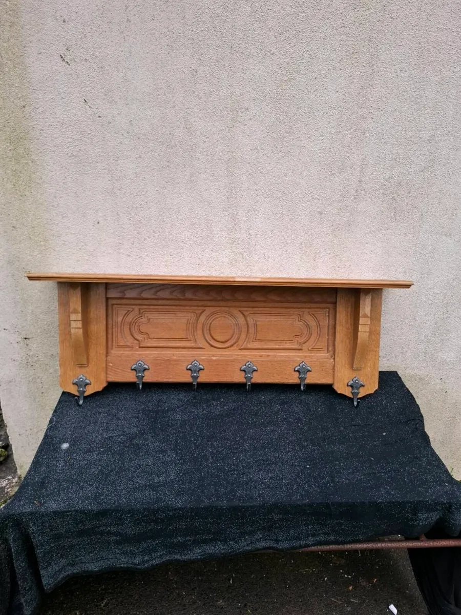 Wood 1m coat holder - Image 2