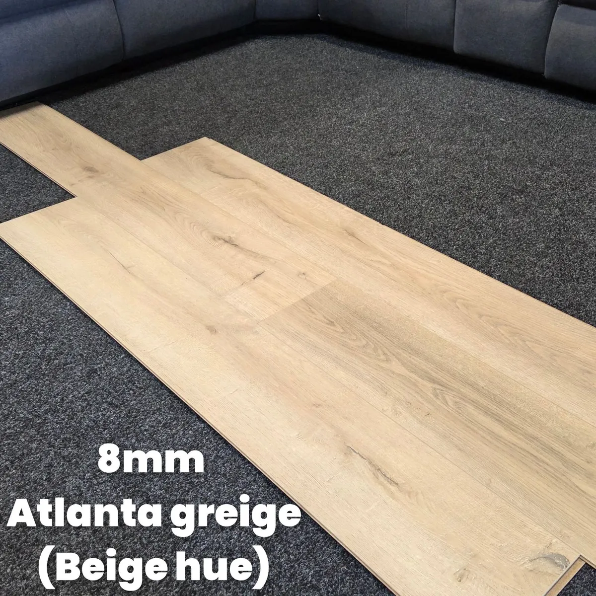 8mm laminated click flooring Delivered - Image 4