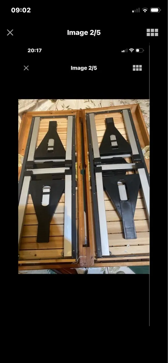 Portable Timber Picnic Table Set - Image 2