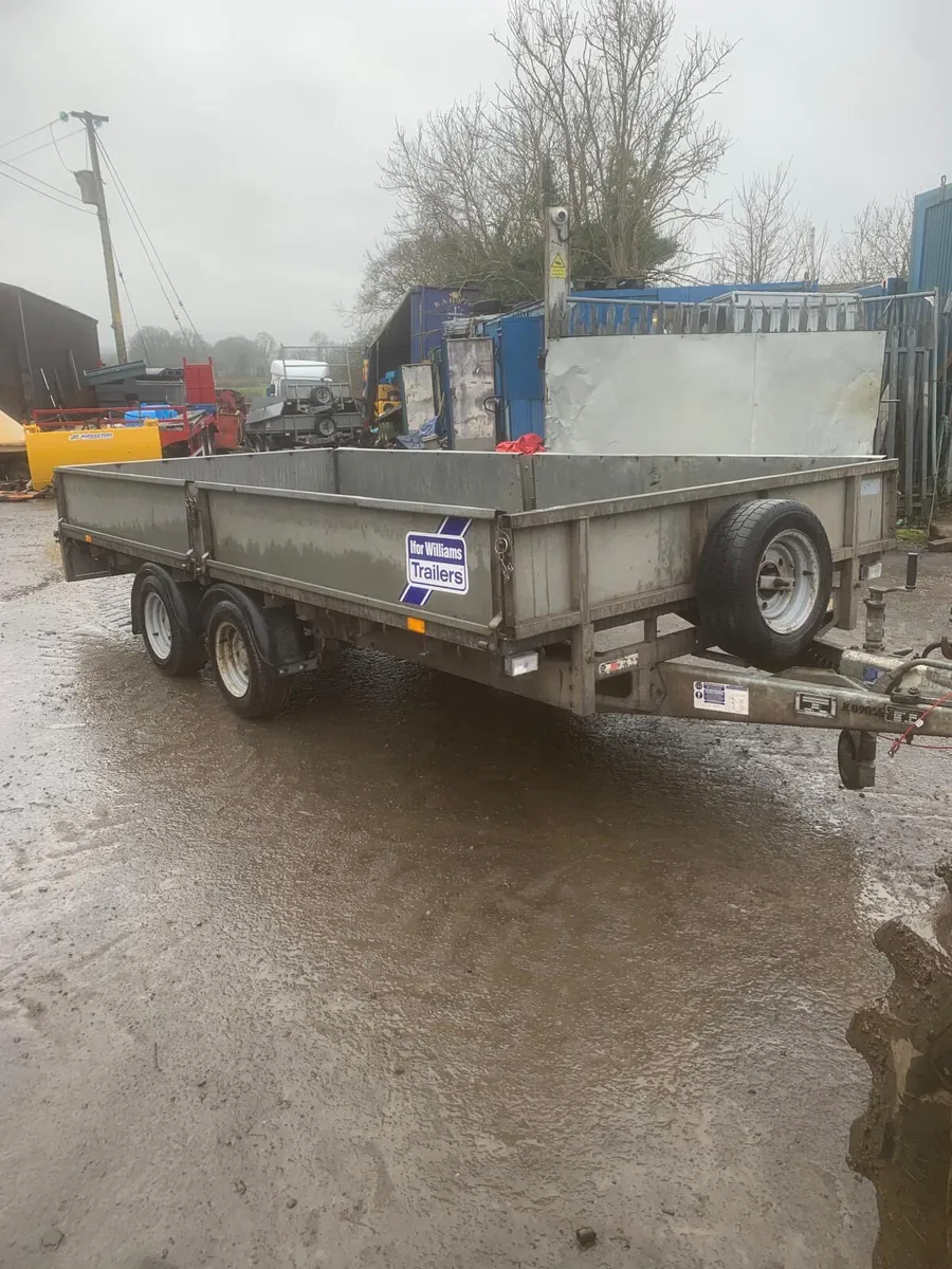 Ifor Williams 14ft dropside trailer - Image 1