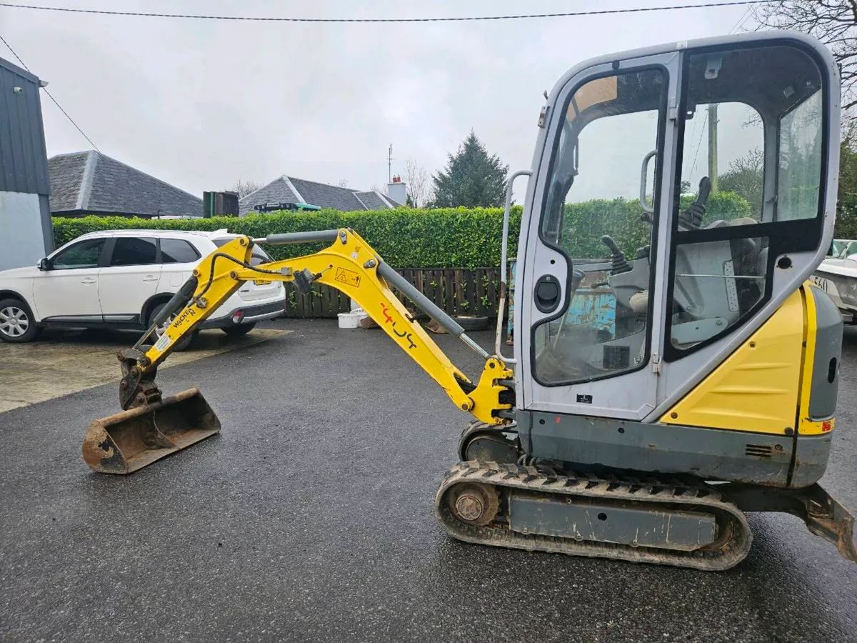 Wacker neuson 2 ton digger 2015 - Image 4
