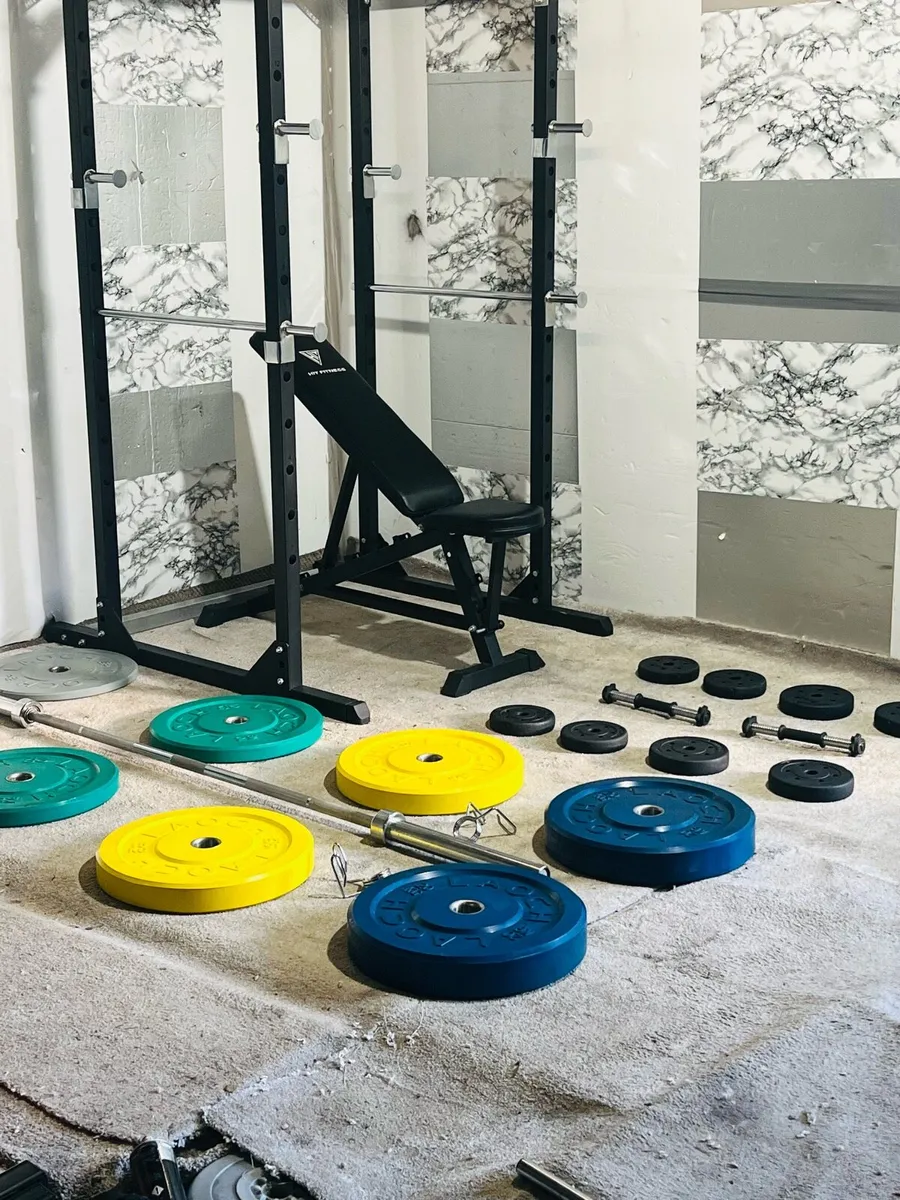 NEW CONDITION OLYMPIC WEIGHTLIFTING SET - Image 3