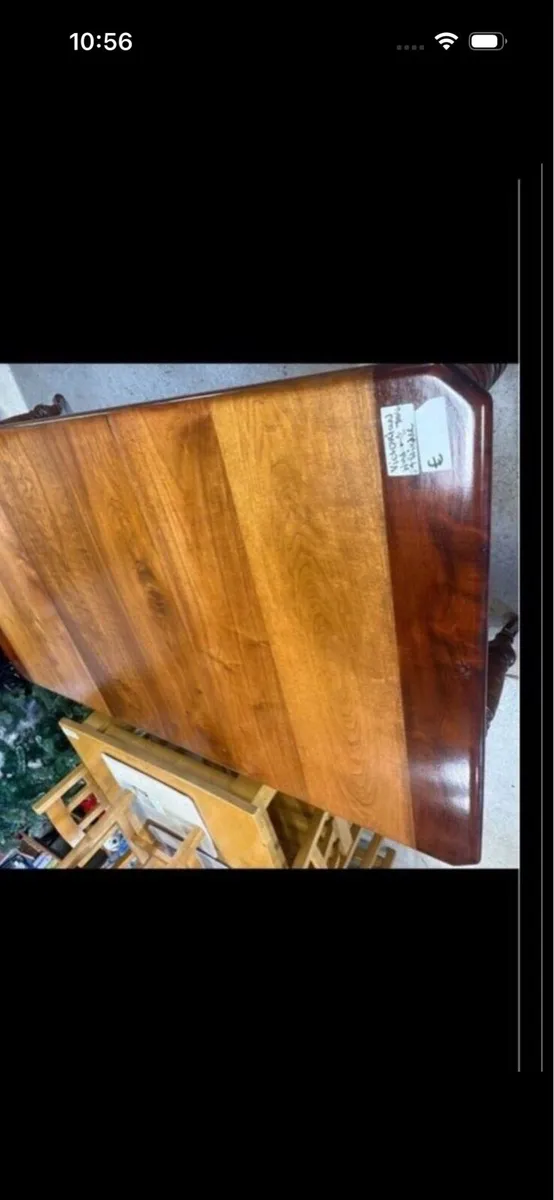 Victorian wind out Table with Winder - Image 4