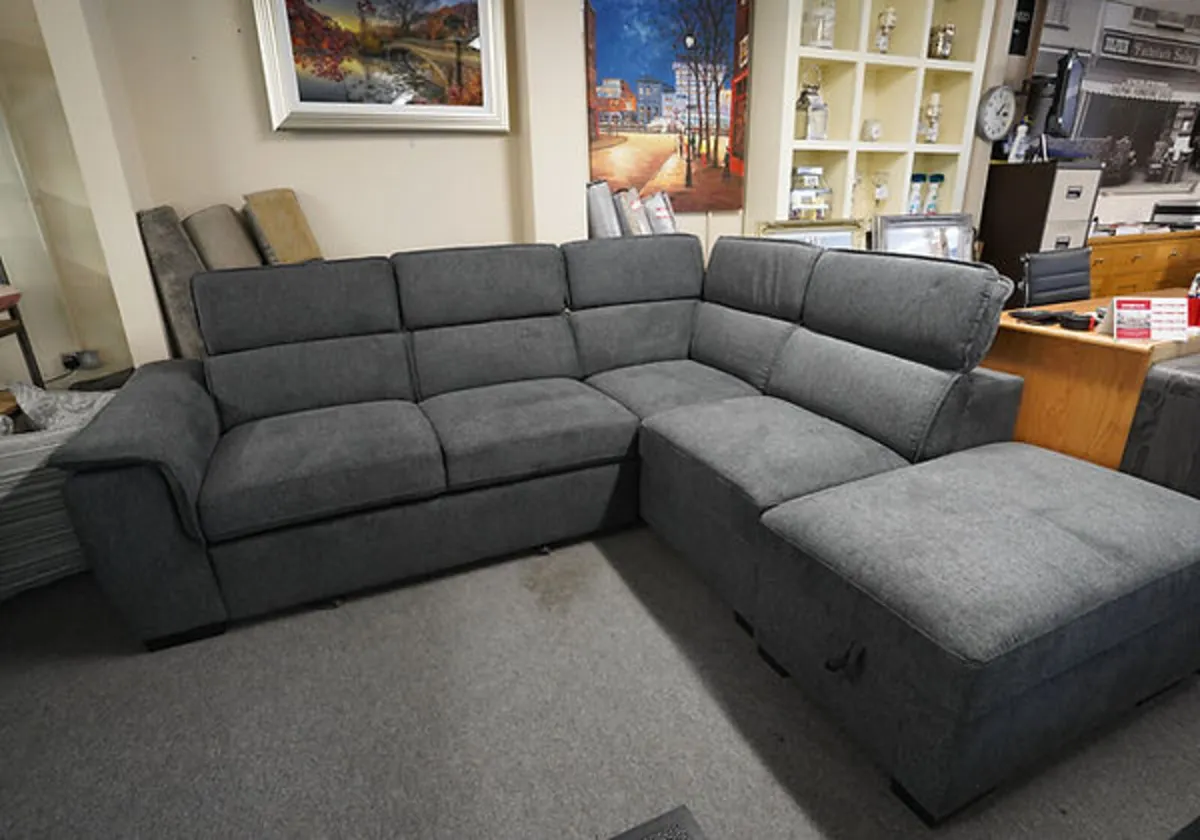 Brand new Prague corner sofa beds reduced