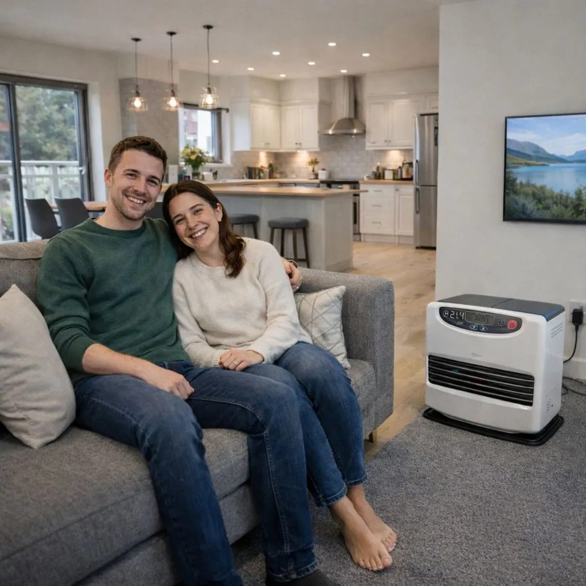 🔥 Qlima 4.6kW ROLF Fan-Assisted Paraffin Heater - Image 3