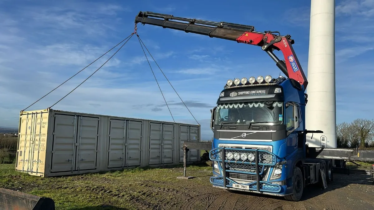 Open Side 40FT High Cube Shipping Container - Image 3