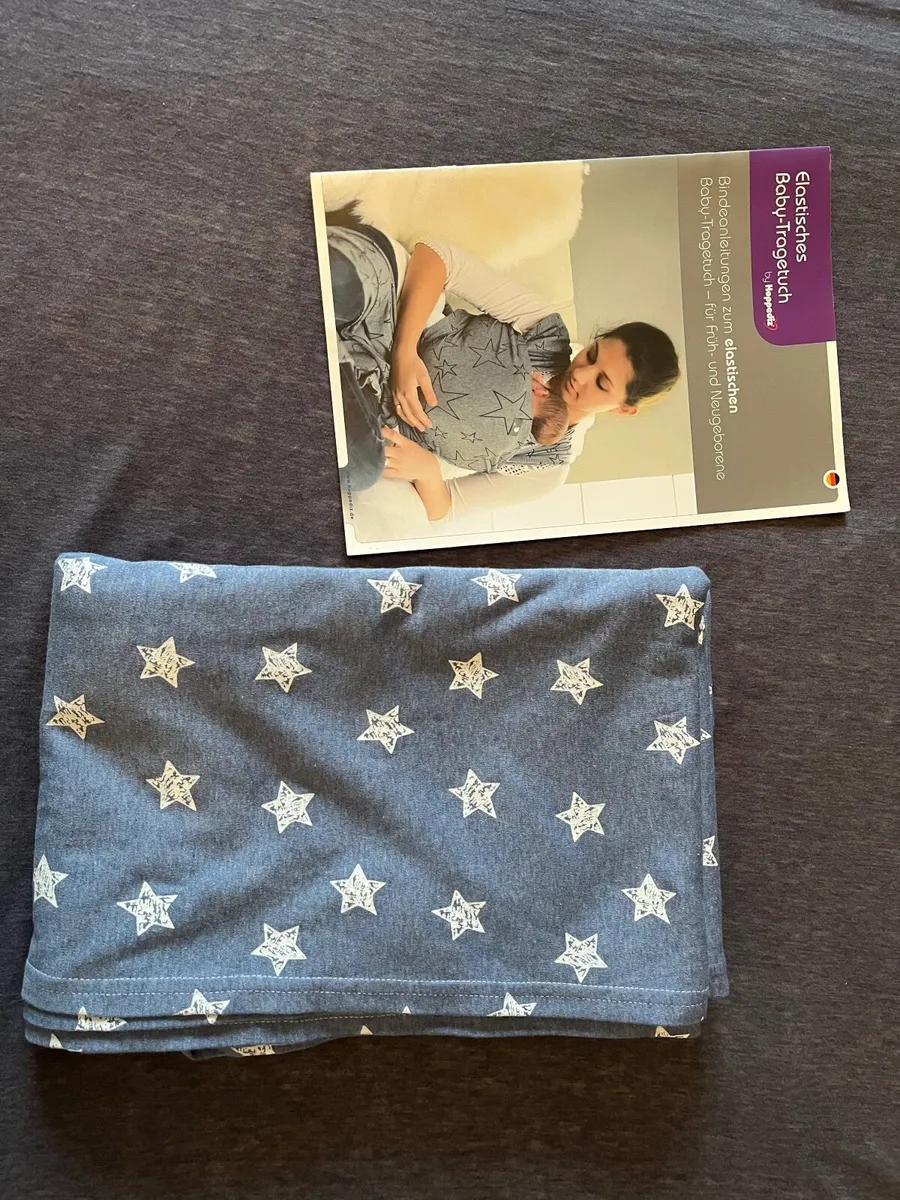 Hoppediz - Stretchy Wrap - Newborn  Baby Carrier - Image 3