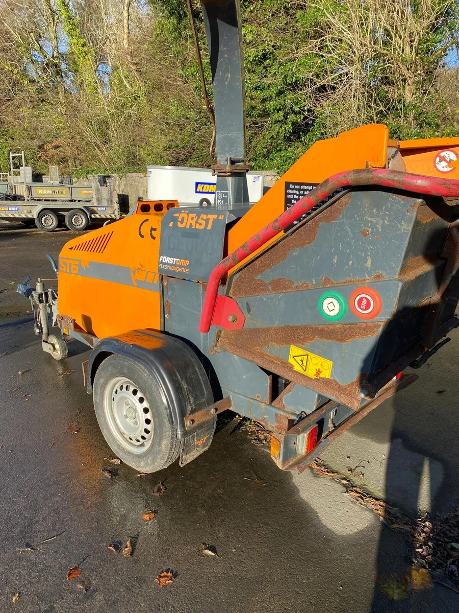 2018 FORST ST6 6" DIESEL WOOD CHIPPER - Image 1