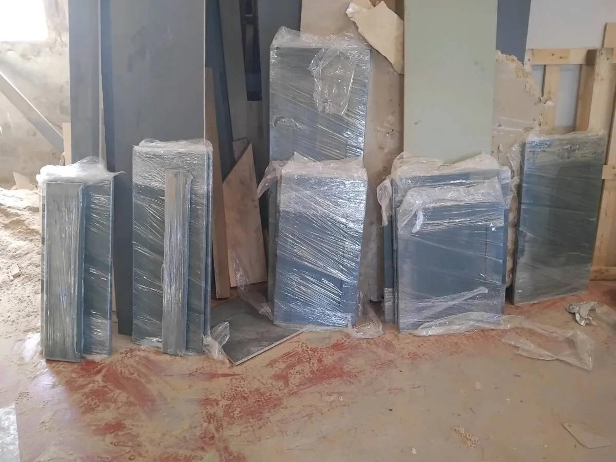 kitchen cupboard doors ,gables, kick boards hi sel - Image 2