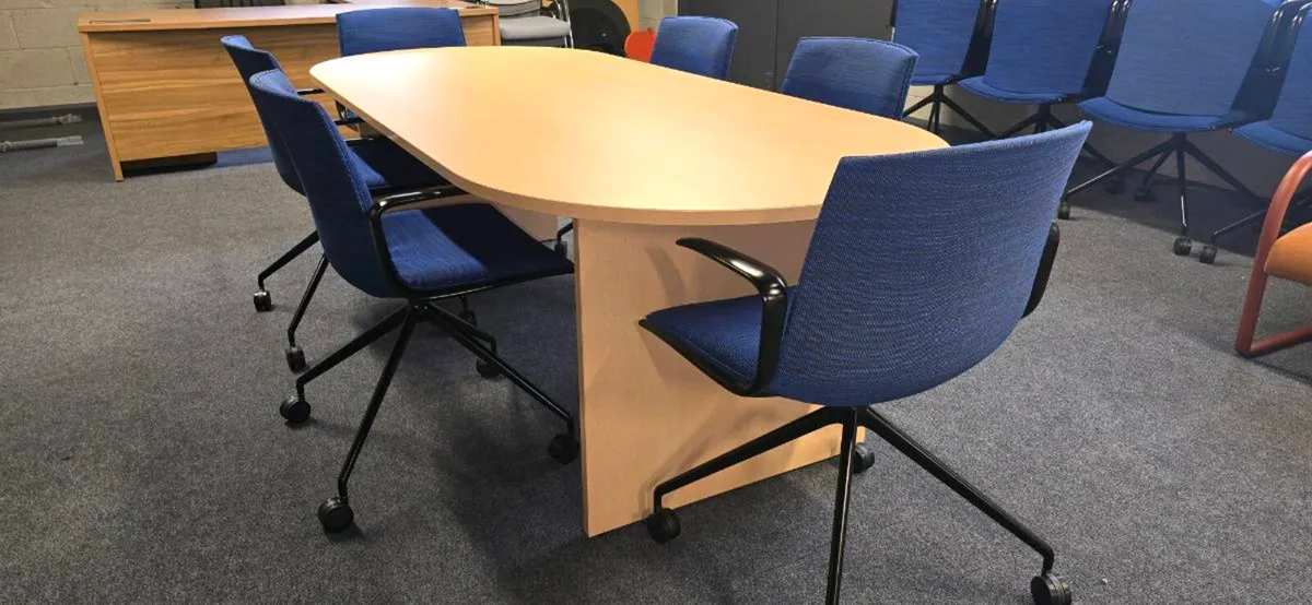 Meeting Table and chairs sets x 5 - Image 2