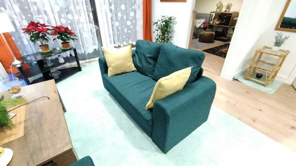 2-seater sofa bed with 1 armchair (2+1set) - Image 1