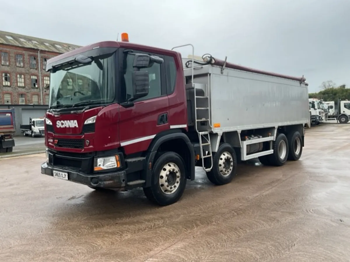 2019 Scania P410 XT 8x4 Alloy Tipper - Image 3