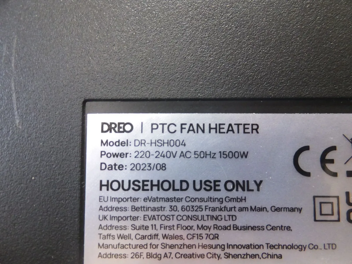 Dreo Fan heater - Image 3