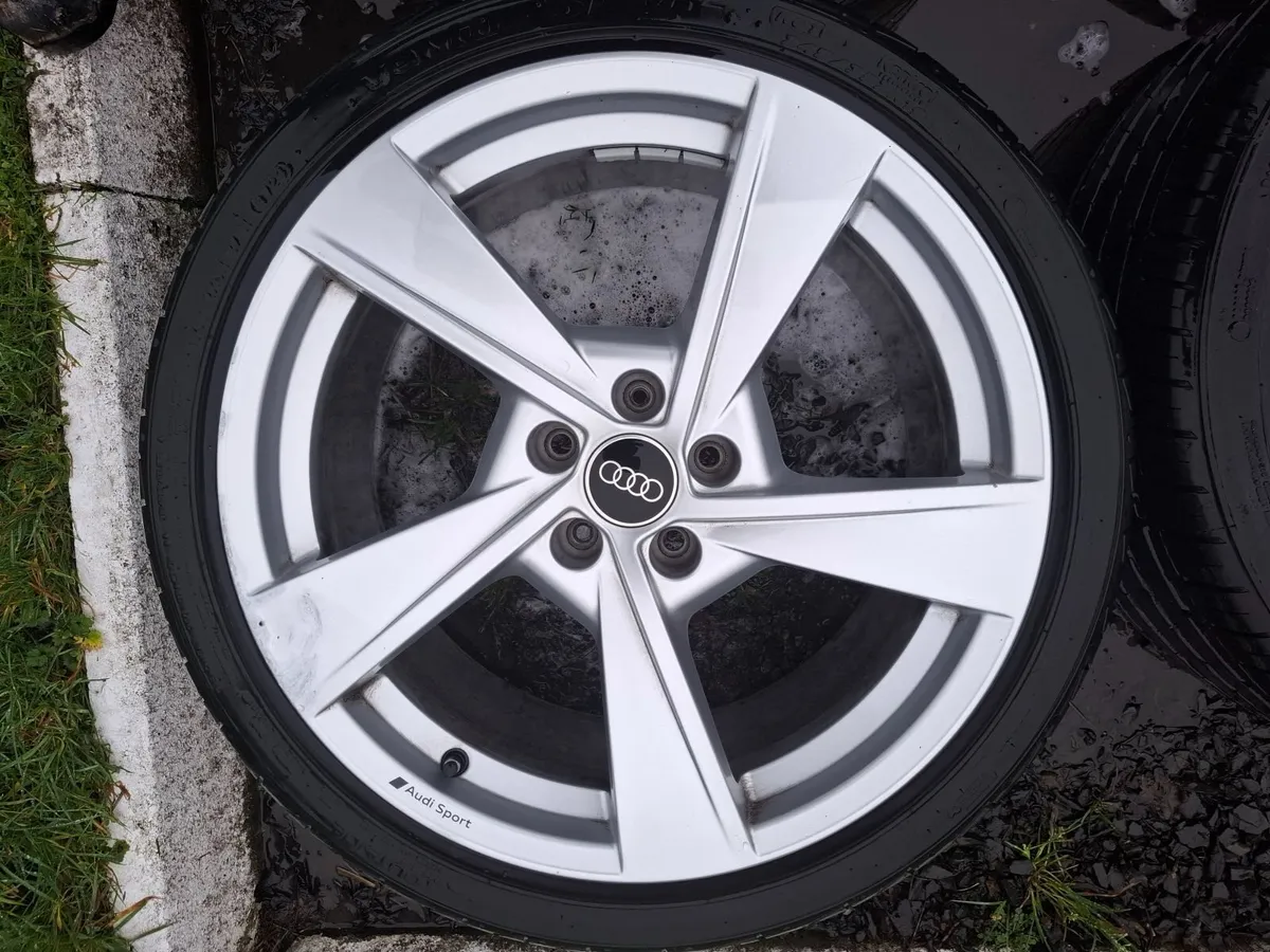 19" Genuine Audi A4 S Line Alloys with tyres - Image 3