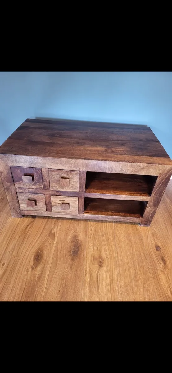 Tv Unit with Matching Coffee Nest Table - Image 3