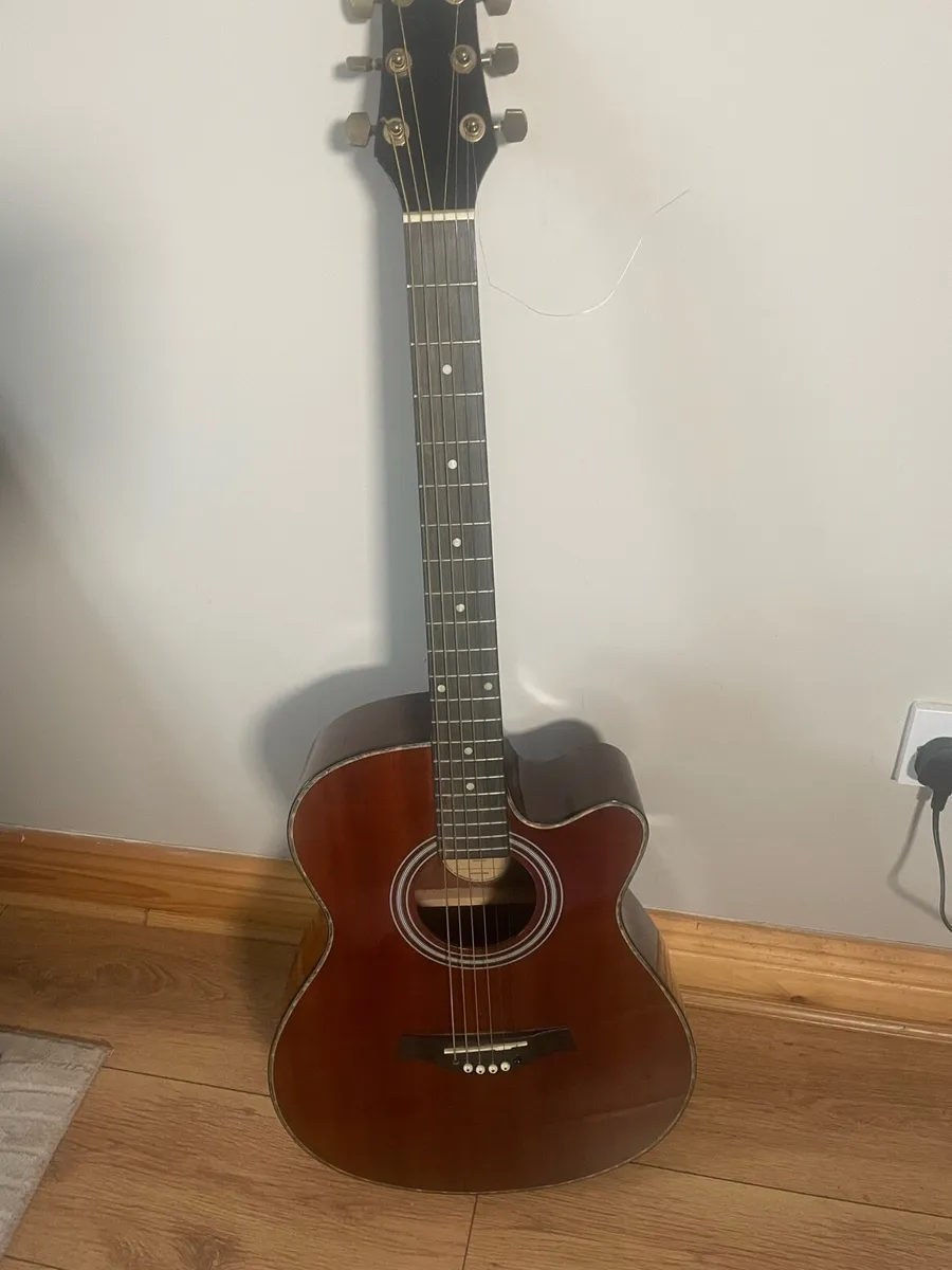 Gear4music Semi Acoustic Guitar - Image 1