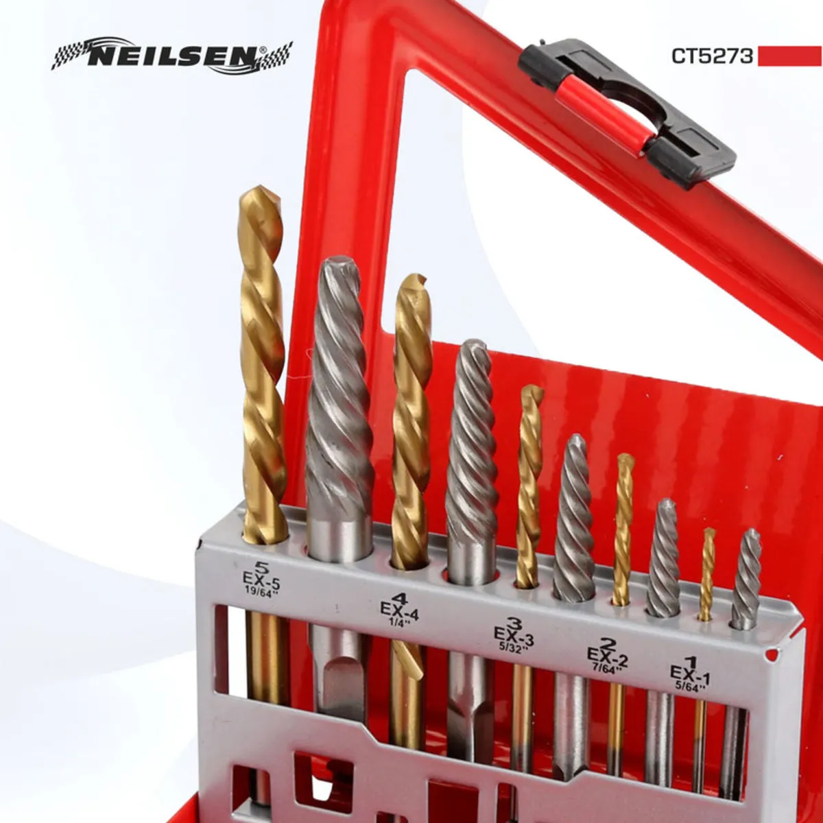 Combination Screw Extractor and Drill Set - Image 3