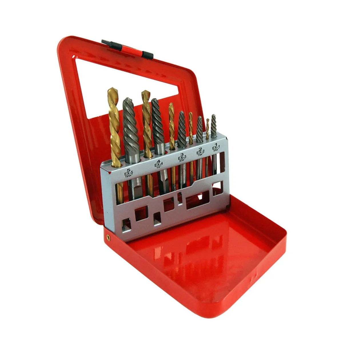Combination Screw Extractor and Drill Set - Image 1