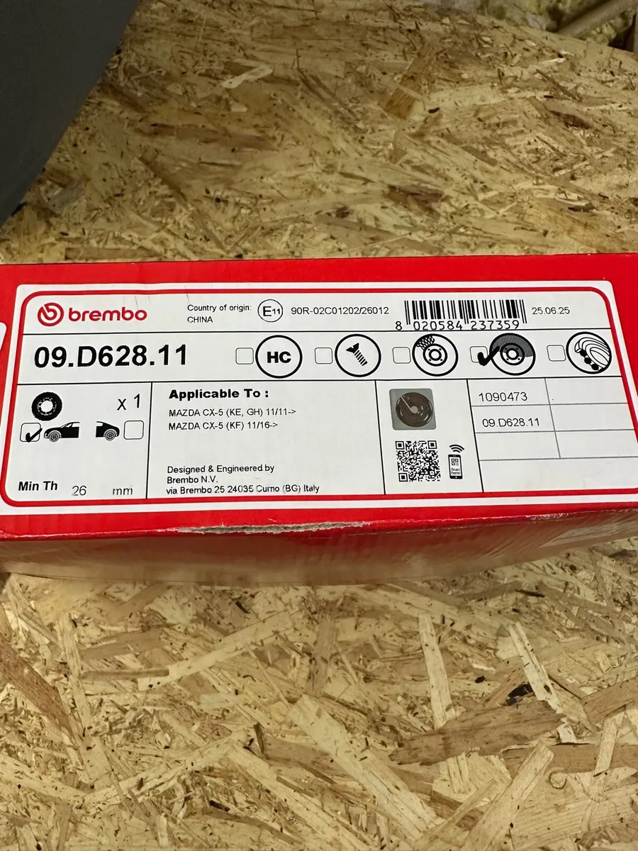 Mazda front and rear brake disc - Image 1