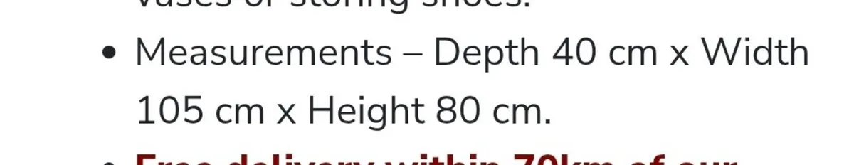 console table and mirror - Image 2