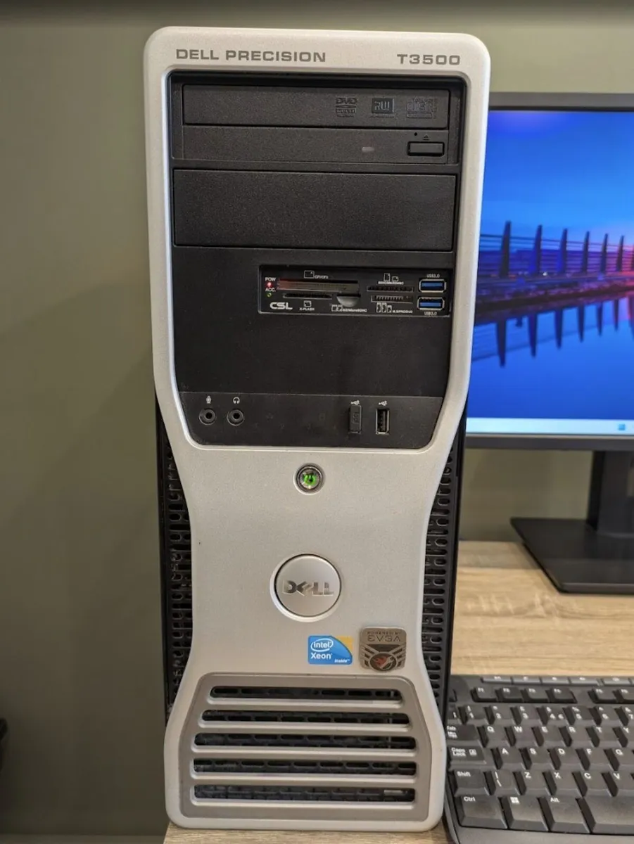 Dell Precision PC Windows 11 MS Office 2021 SSD - Image 1