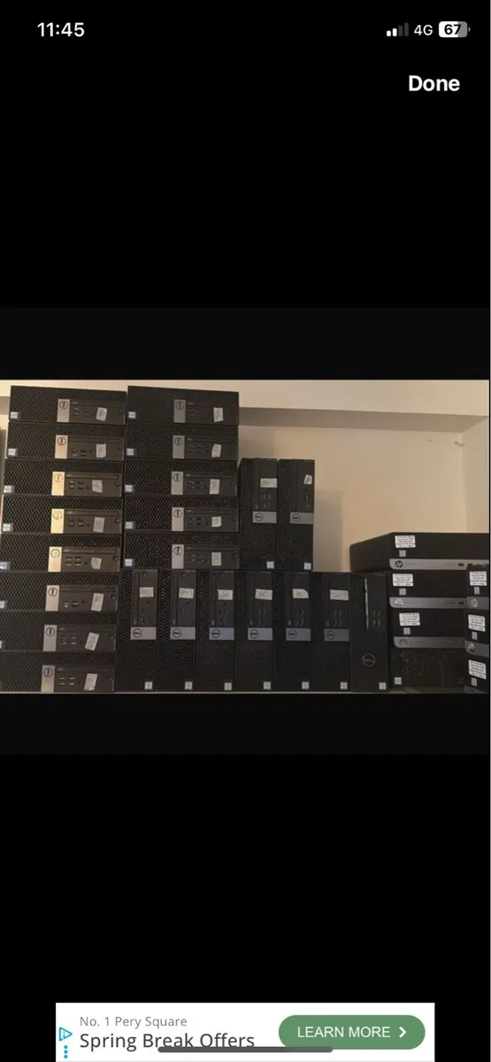 10 x Dell optiplex 3060 i5 8gen 16/256