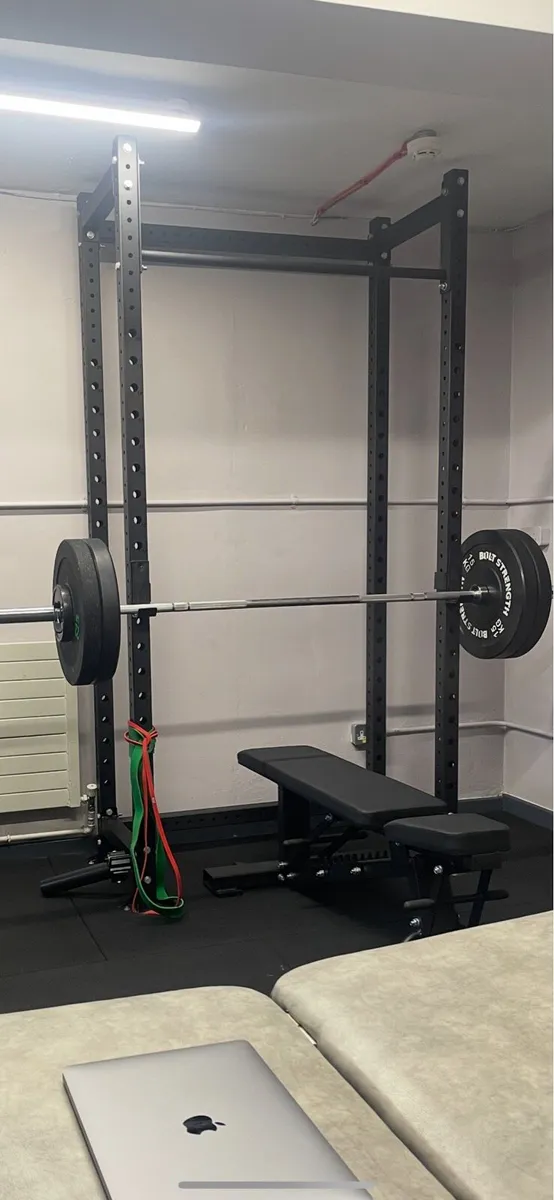 Heavy Duty Power Rack + Pull Up Bar - Unopened - Image 3