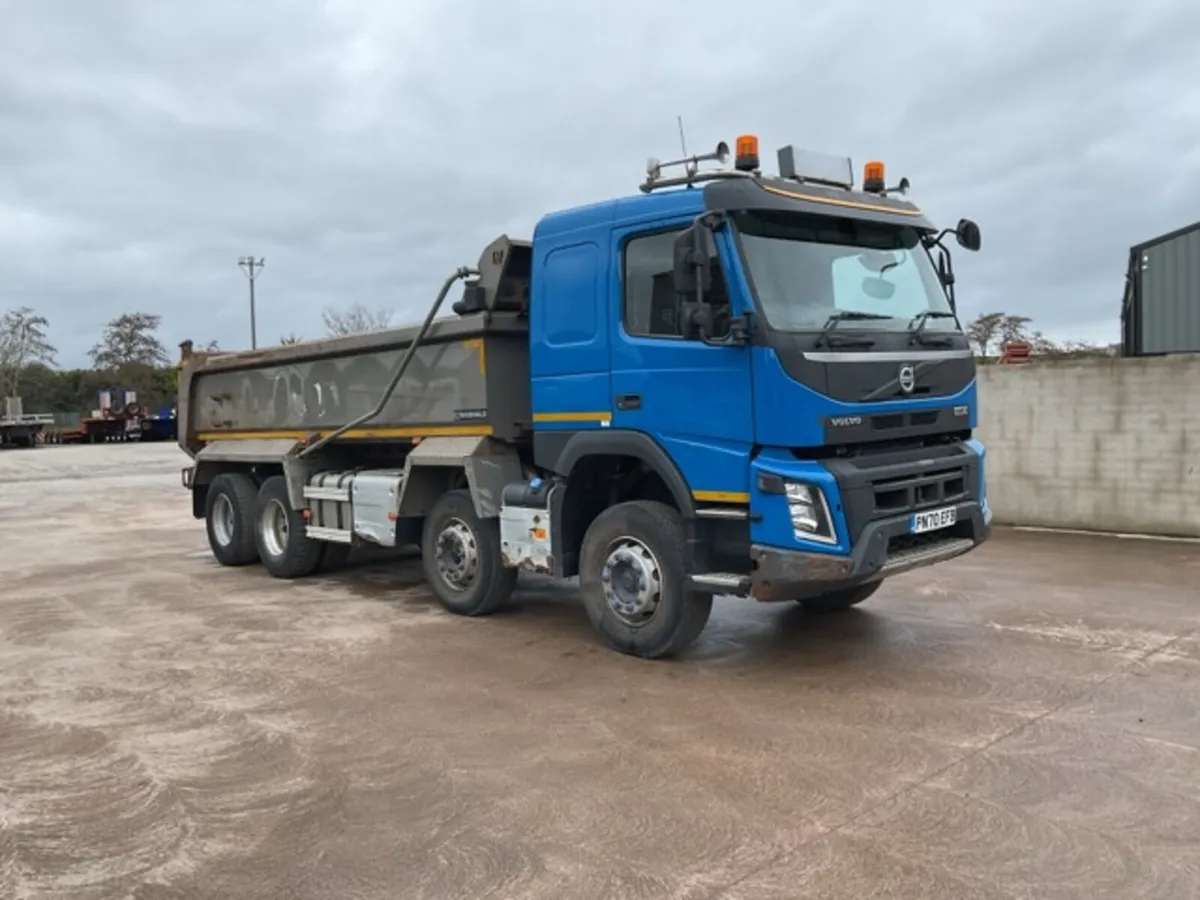 2020 Volvo FMX420 8x4 Steel Tipper. Choice - Image 1