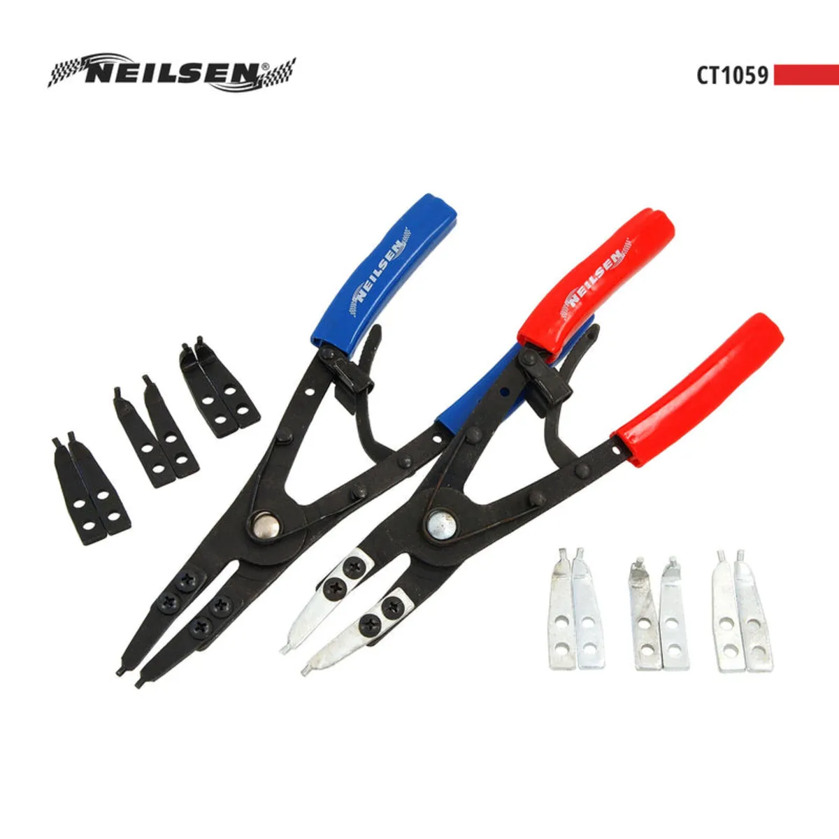 2pc Circlip Pliers Extra Long - Image 1