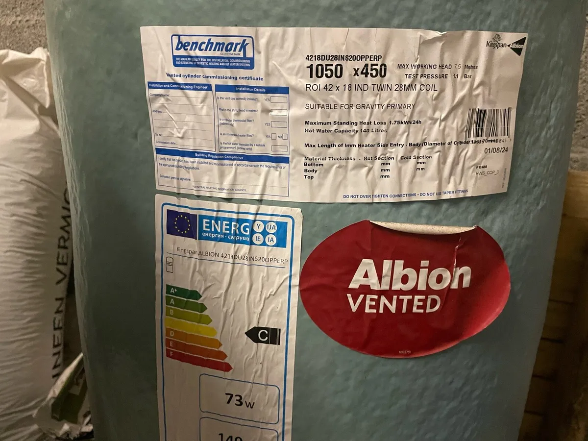 Twin Coil Copper Cylinder - Image 2