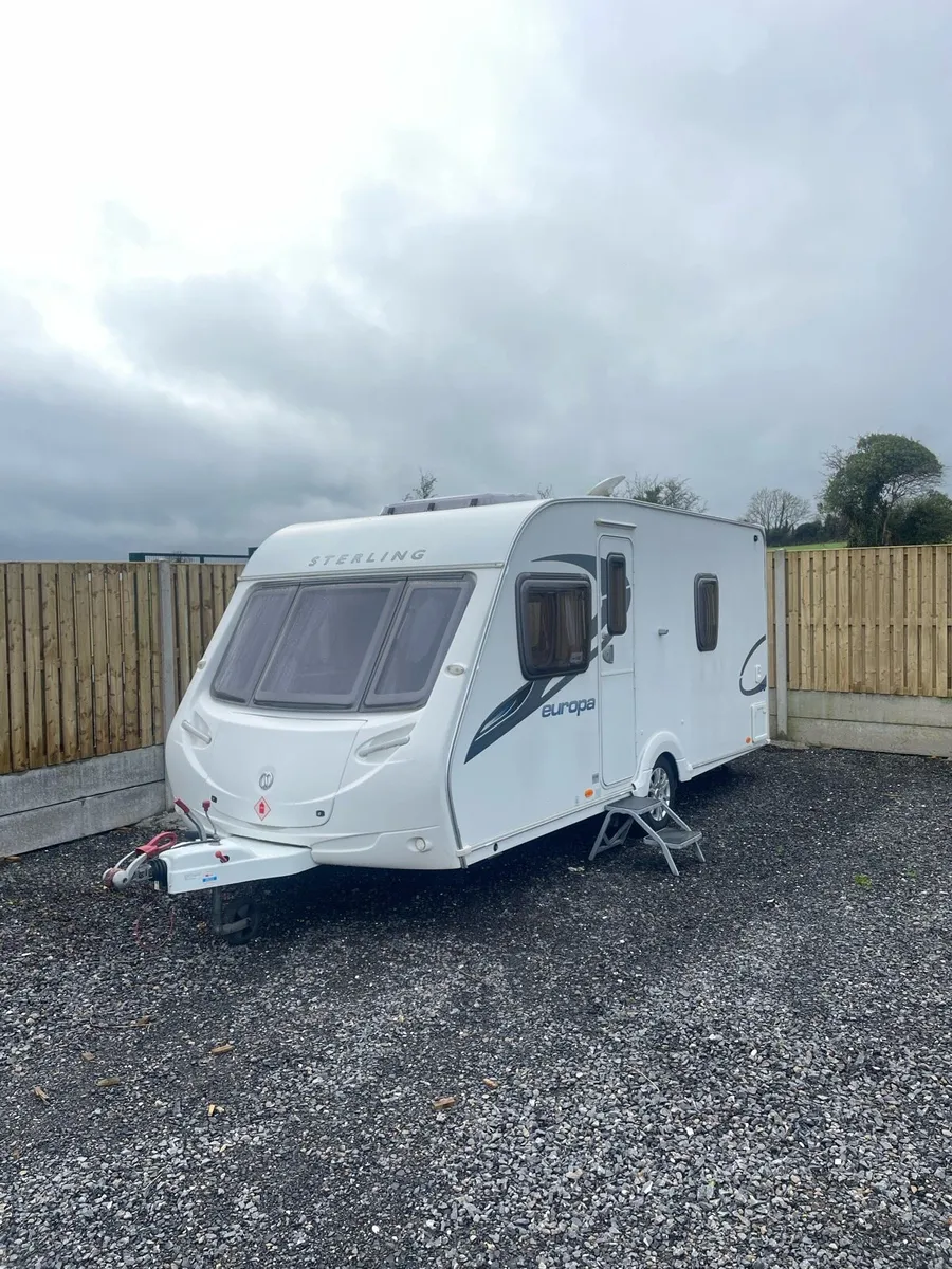 Sterling Europa 4 Berth Fixed Bed Caravan - Image 1
