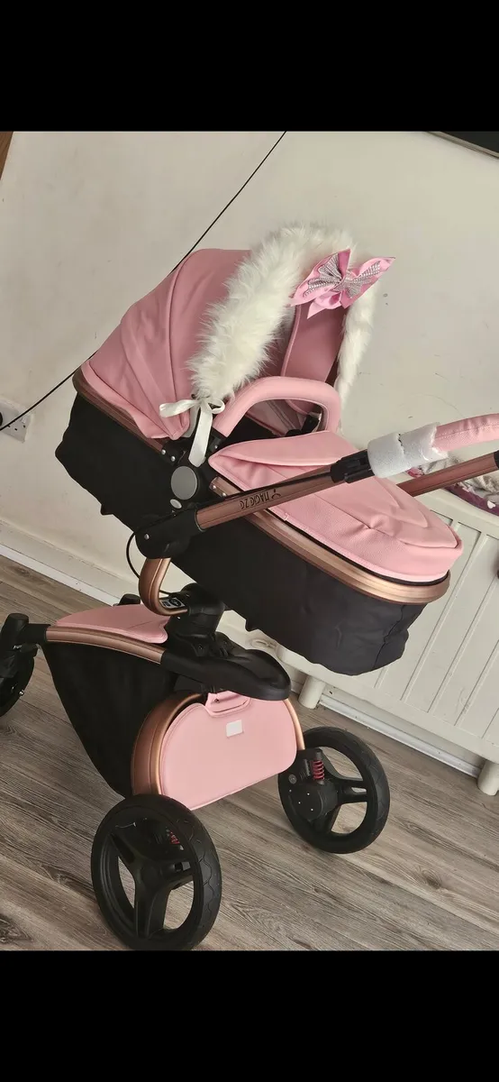 Leather pink 3 in 1 - Image 3