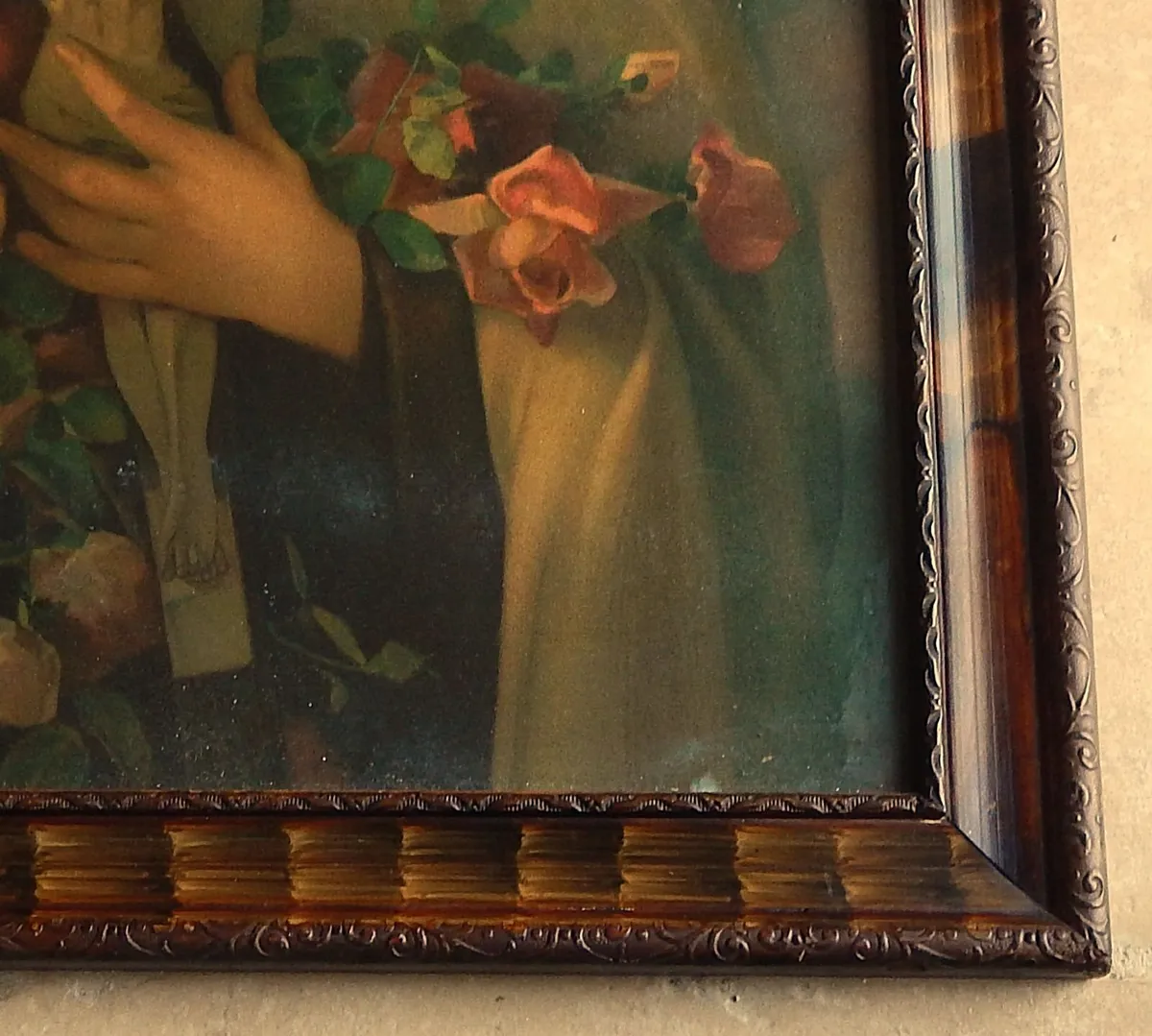 Large Vintage Print of Saint Teresa - Image 2