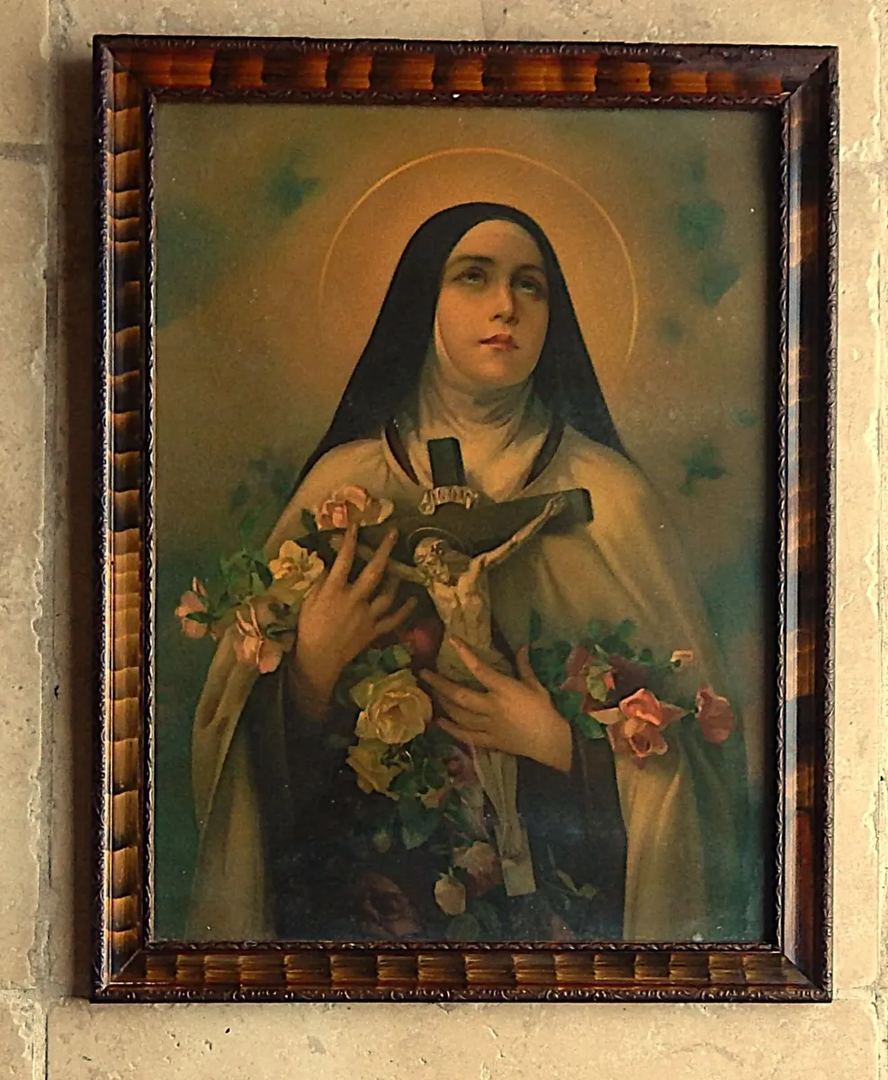 Large Vintage Print of Saint Teresa - Image 1