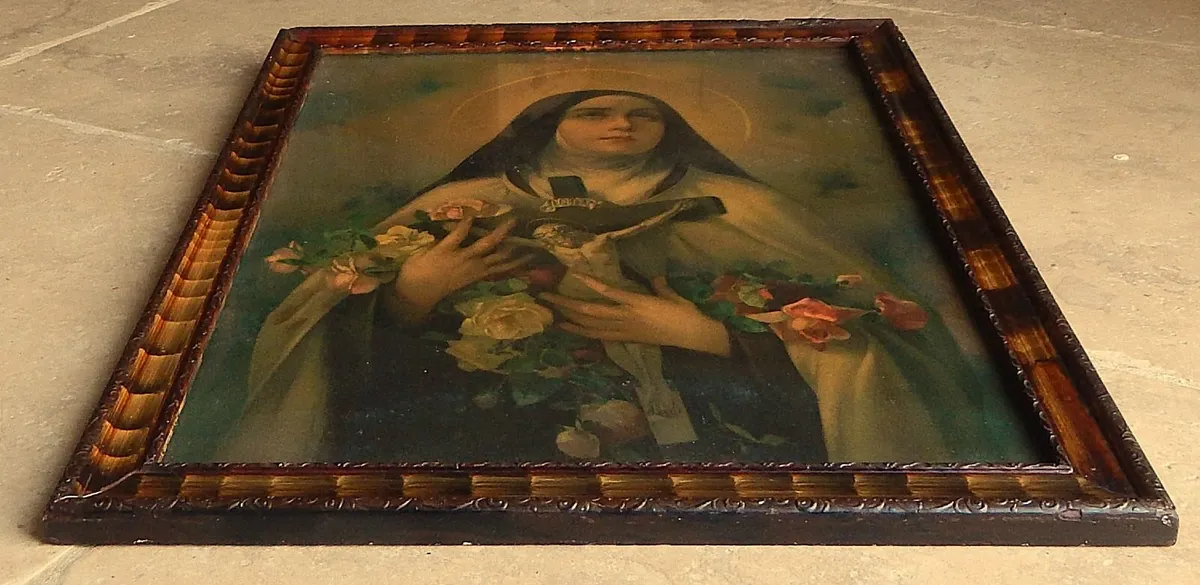 Large Vintage Print of Saint Teresa - Image 3