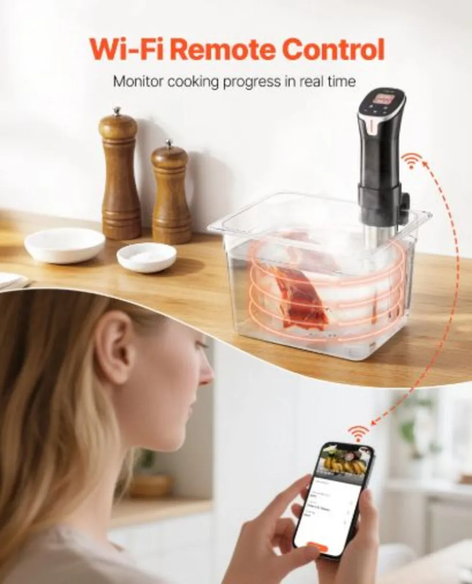 Sous Vide Precision Cooker,1100W Sous-Vide Cooking - Image 2