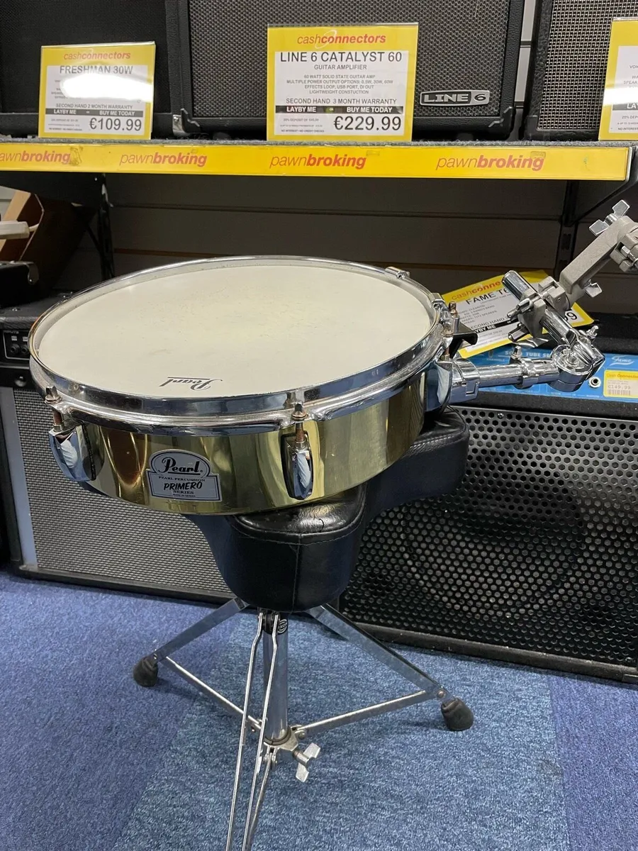 Pearl 13” Timbale + clamp Primero Series - Image 1