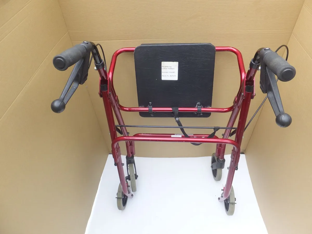 Mobility Rollator Walker + brakes - Image 3