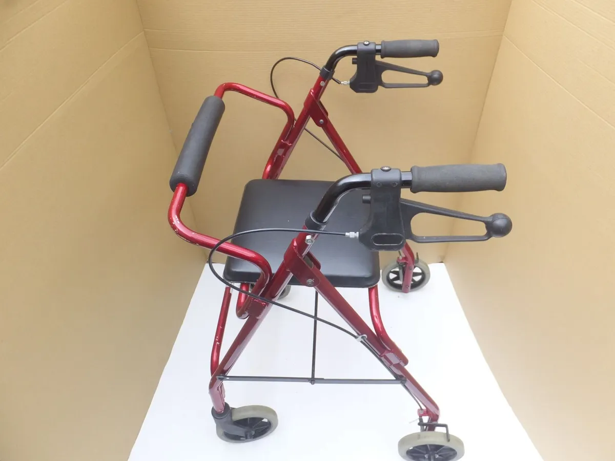 Mobility Rollator Walker + brakes - Image 1