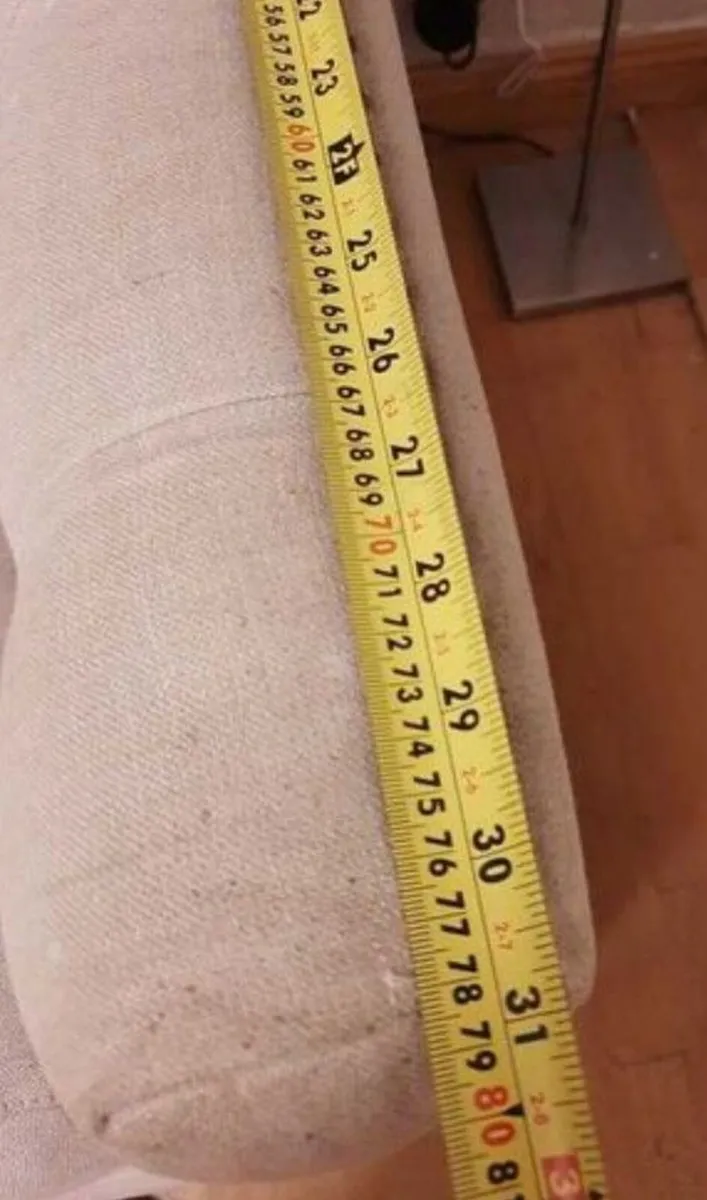 FREE Chesterfield 3 seater sofa - Sand coloured - Image 2