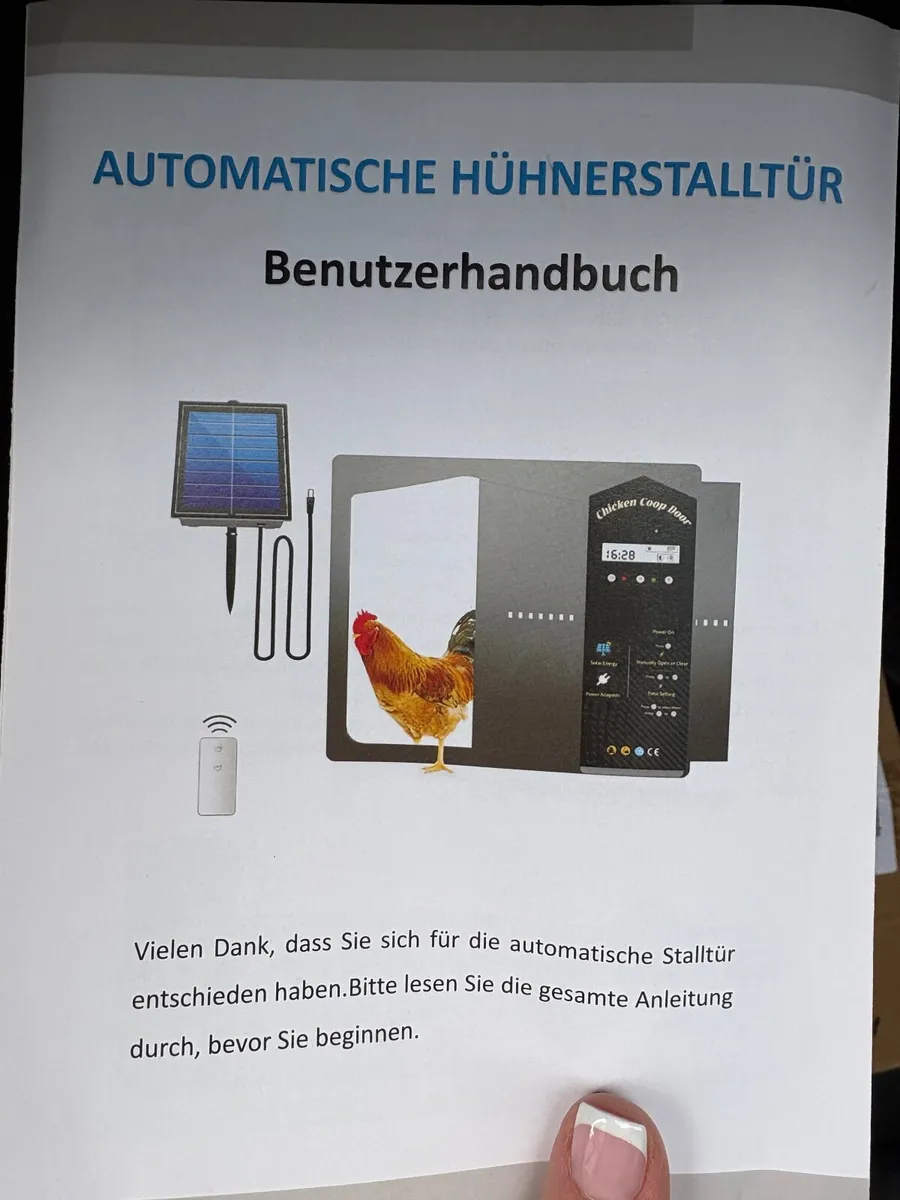 Automatic Chicken Coop door / solar powered - Image 1