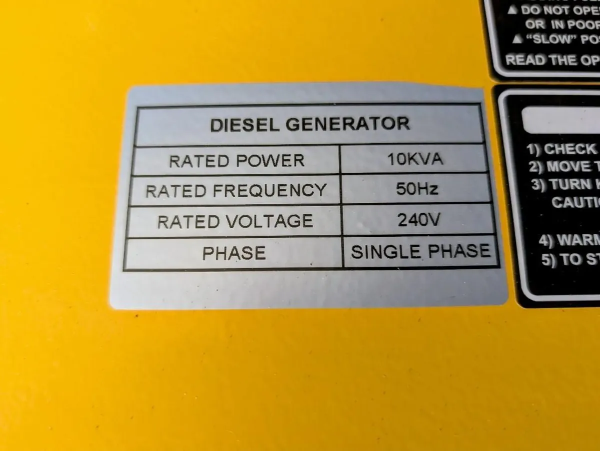 Do mestic standby diesel generator 10kva  1 phase - Image 3
