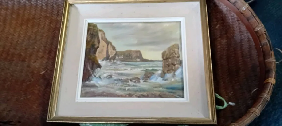 Original Victor Cerifice Oil On Canvas - Image 1