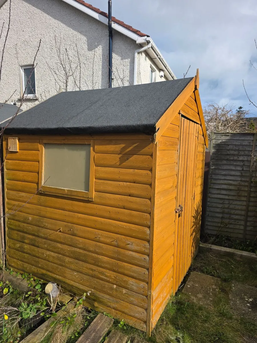 Free garden Shed and decking wood (plus spacers) - Image 1