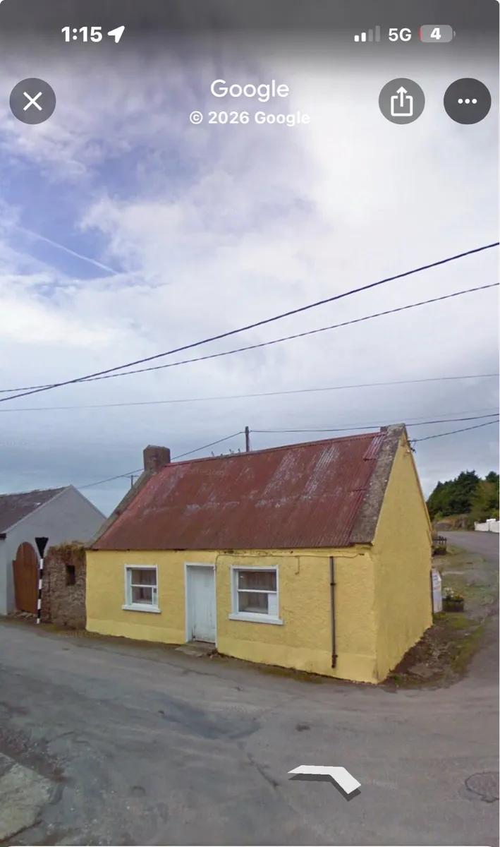 0.09 ac site with derelict cottage - Image 1