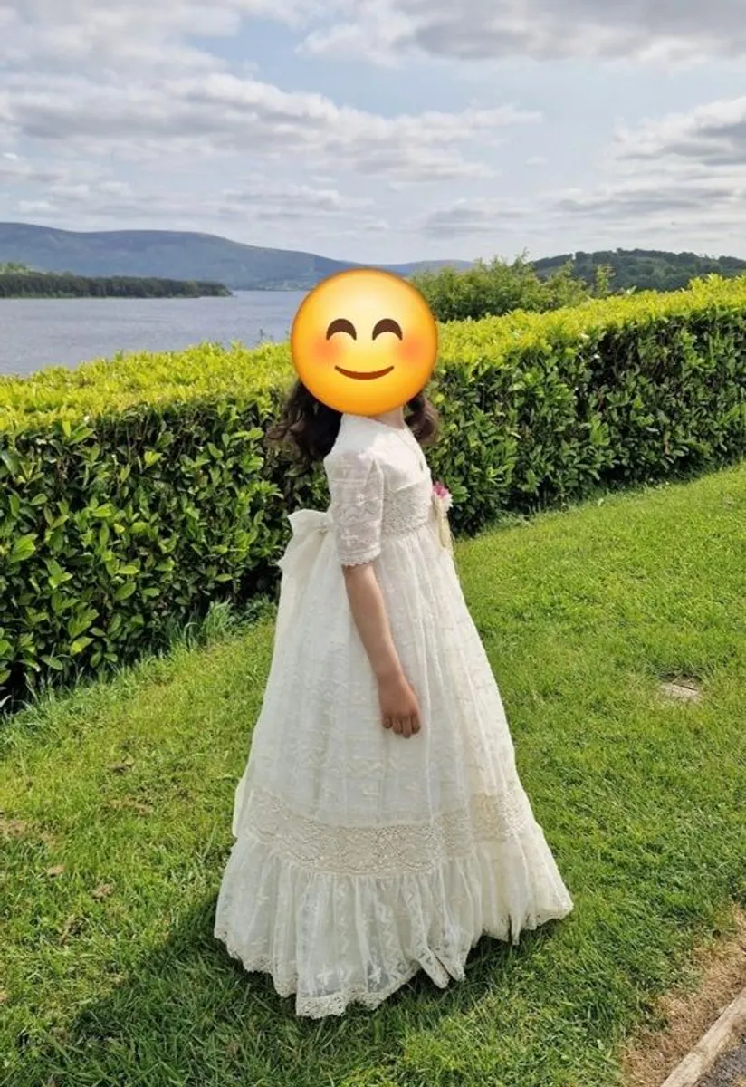 Rosa Clara Stunning Boho-Chic Communion Dress - Image 2