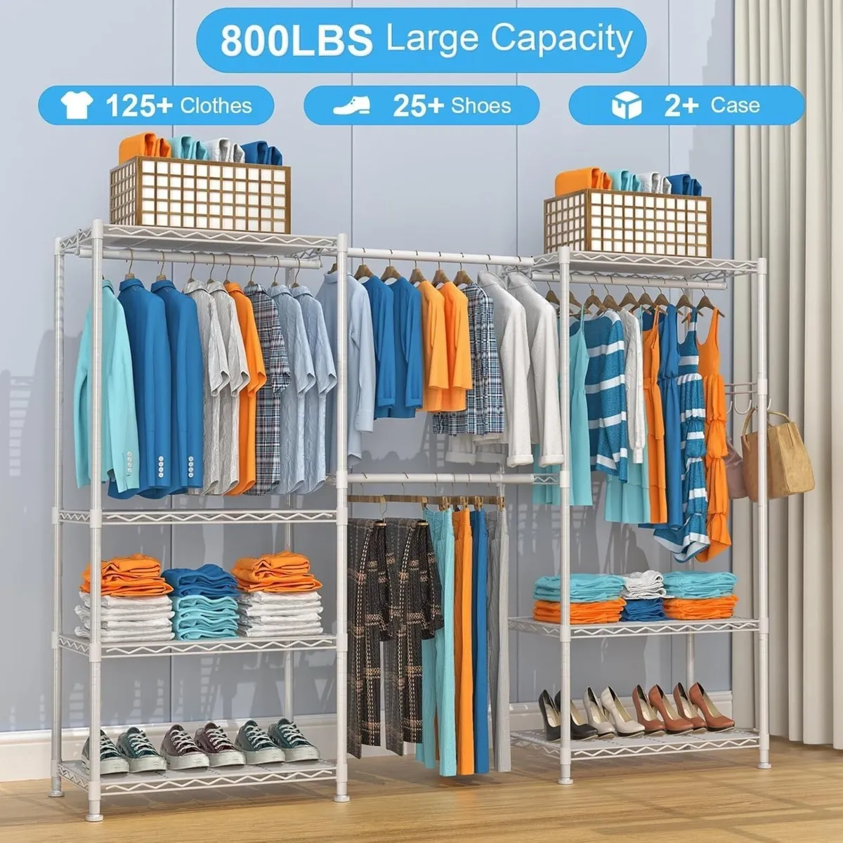 Clothes Rack for Hanging Adjustable Heavy Duty - Image 4