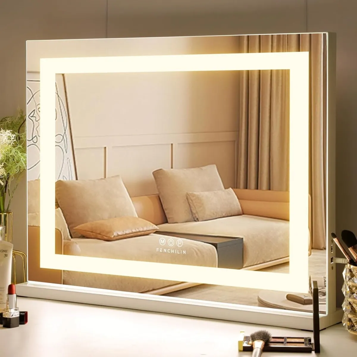 Hollywood Mirror with Lights Vanity Makeup LED - Image 1