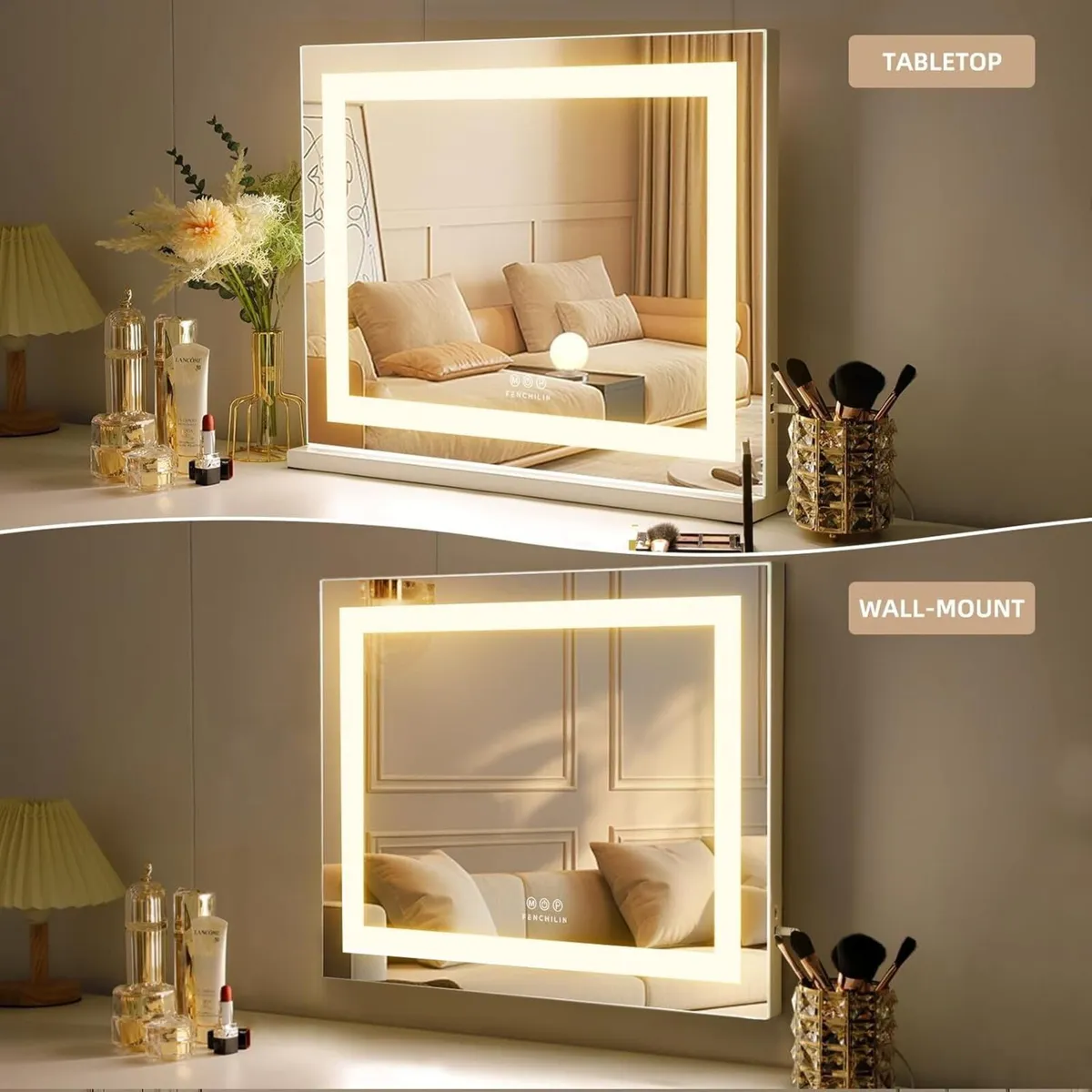 Hollywood Mirror with Lights Vanity Makeup LED - Image 3