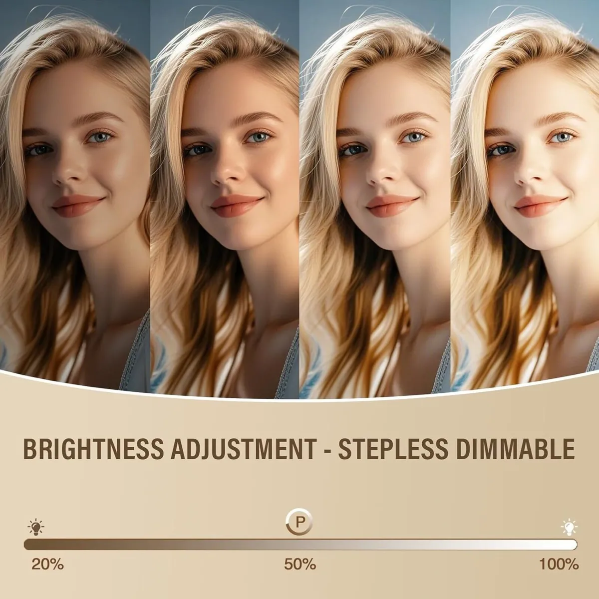 Hollywood Vanity Mirror with Lights 40 x 60 cm - Image 4